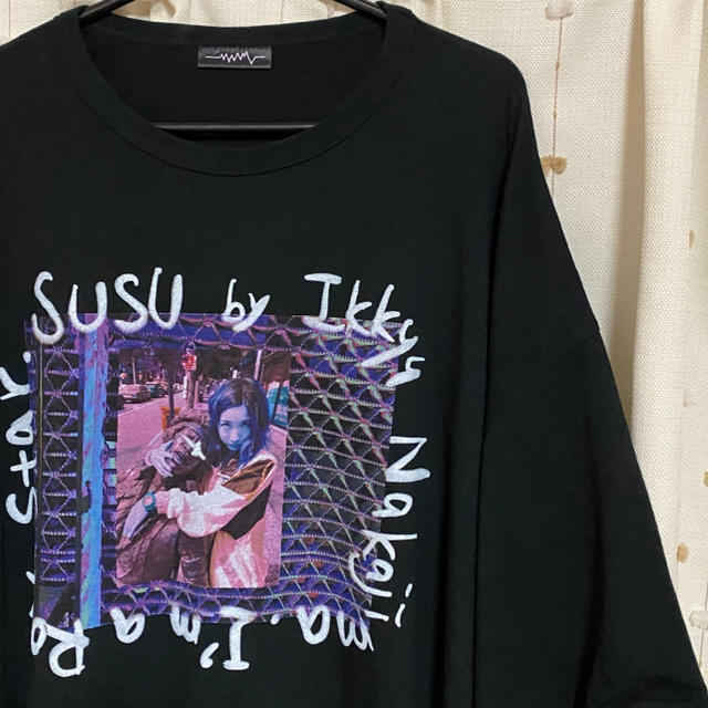 SUSU by ikkyu nakajima Rock Star Tシャツ黒