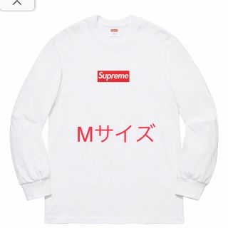 シュプリーム(Supreme)のsupreme box logo L/S white(Tシャツ(長袖/七分))