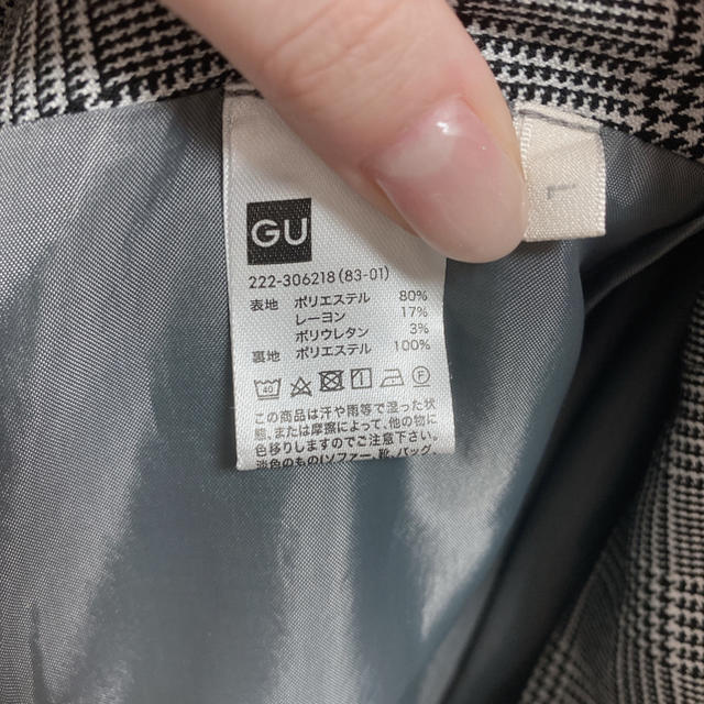 GU(ジーユー)の台形 チェックスカート レディースのスカート(ミニスカート)の商品写真