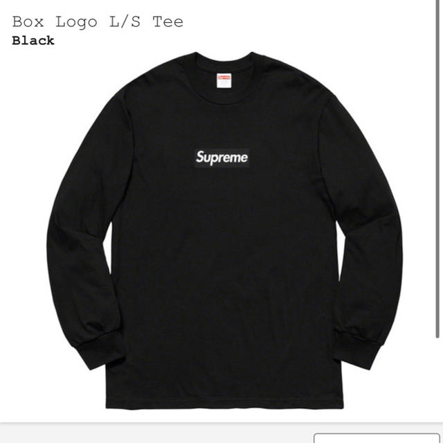 supreme Box Logo L/S Tee  サイズL