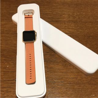 アップルウォッチ(Apple Watch)のジャンク品★アップル ウォッチ　スポーツ　初代　レアカラーのバンド(その他)