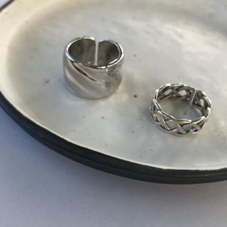 Smooth block and chain rings(リング(指輪))