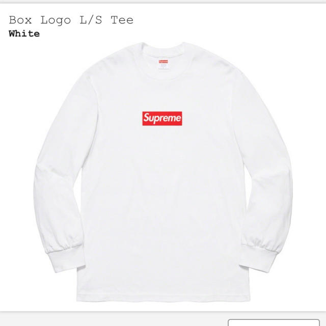 メンズsupreme Box Logo L/S Tee