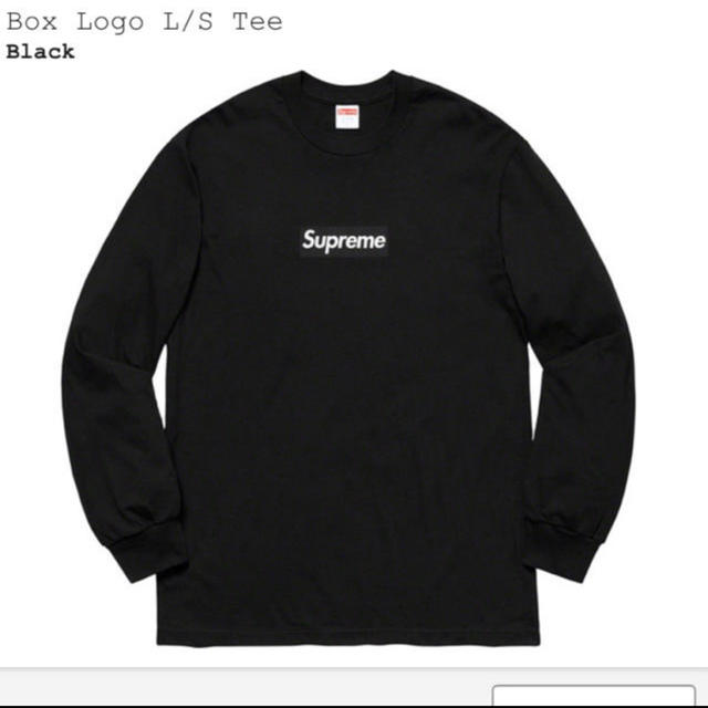 新品未開封⬛️記載サイズSupreme Box Logo L/S Tee