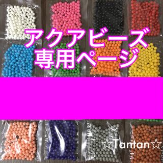 聖なる親父様専用☆アクアビーズ100個✕5袋(その他)