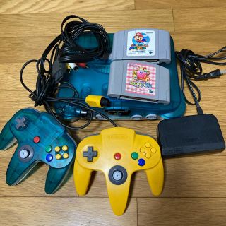 ニンテンドウ64(NINTENDO 64)のニンテンドー64本体&コントローラー&ソフト(家庭用ゲームソフト)