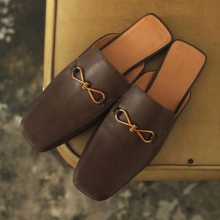 TODAYFUL 20秋　シューズ Leather Slide Loafers