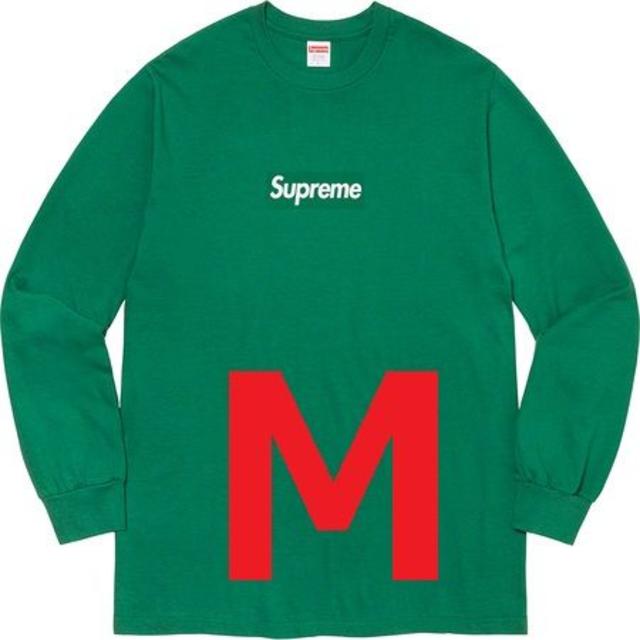 Tシャツ/カットソー(半袖/袖なし)M Box Logo L/S Tee Light Pine