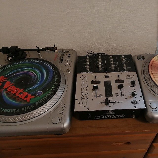 DJ ターンテーブル　ミキサー　vestax 楽器のDJ機器(ターンテーブル)の商品写真