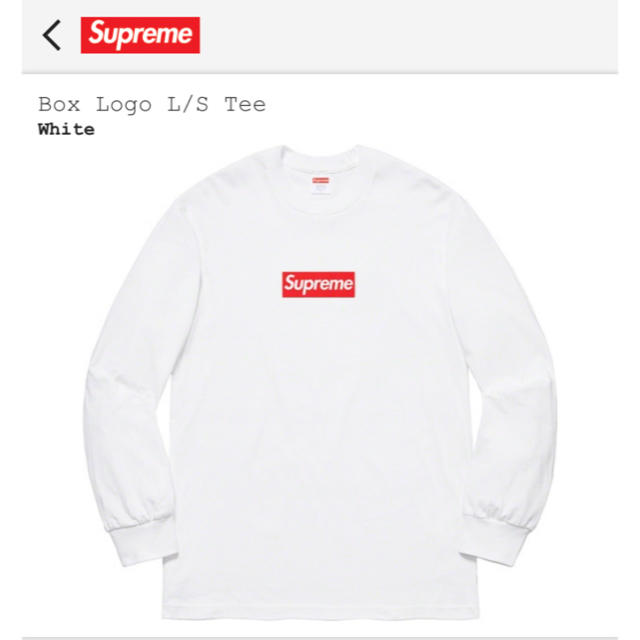 Supreme  Box Logo L/S TeeDSMGINZA