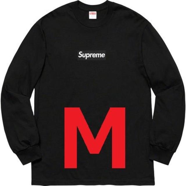 M Box Logo L/S Tee Black