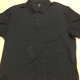 ユニクロ(UNIQLO)のUNIQLO ポロシャツ　4L ブラック(ポロシャツ)