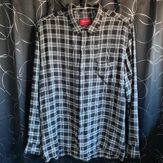 Supreme - supreme Plaid Rayon shirt レーヨンの通販 by s shop