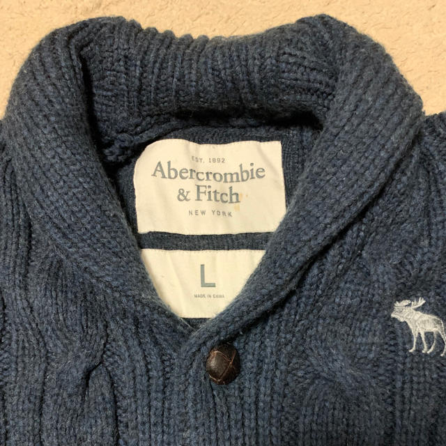 Abercrombie&Fitch(アバクロンビーアンドフィッチ)の【Abercrombie＆Fitch】アバクロンビー＆フィッチニットカーディガン メンズのトップス(カーディガン)の商品写真