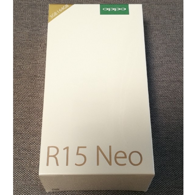 ANDROID(アンドロイド)の未開封！Oppo R15 Neo ダイヤモンドブルー スマホ/家電/カメラのスマートフォン/携帯電話(スマートフォン本体)の商品写真