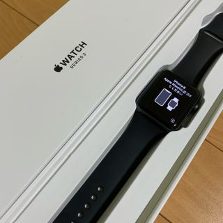 アップルウォッチ(Apple Watch)のApple Watch series3 42mm GPS(腕時計(デジタル))