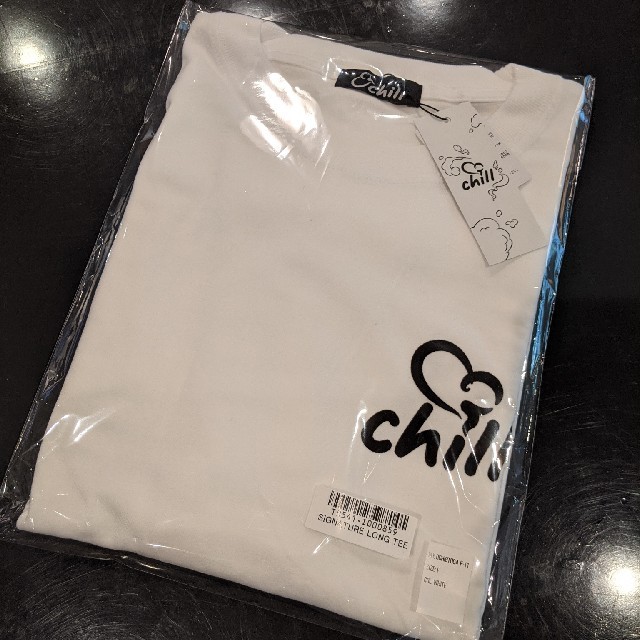 【&chill】SIGNATURE LONG TEE FREE / WHITE メンズのトップス(Tシャツ/カットソー(七分/長袖))の商品写真