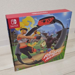 ニンテンドースイッチ(Nintendo Switch)の「美品」リングフィット アドベンチャー(家庭用ゲームソフト)