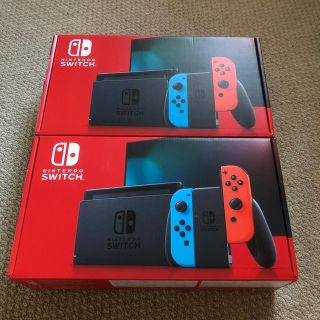 ニンテンドースイッチ(Nintendo Switch)の任天堂スイッチ未使用品2台(家庭用ゲーム機本体)