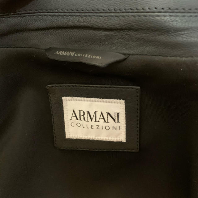 ARMANI COLLEZIONI(アルマーニ コレツィオーニ)のアルマーニ　ARMANI COLLEZIONI メンズのジャケット/アウター(レザージャケット)の商品写真