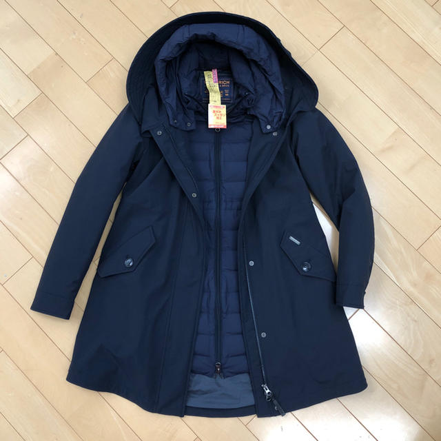 【お値下げ】美品WOOLRICH ロングミリタリーパーカ　インナーダウンレディース