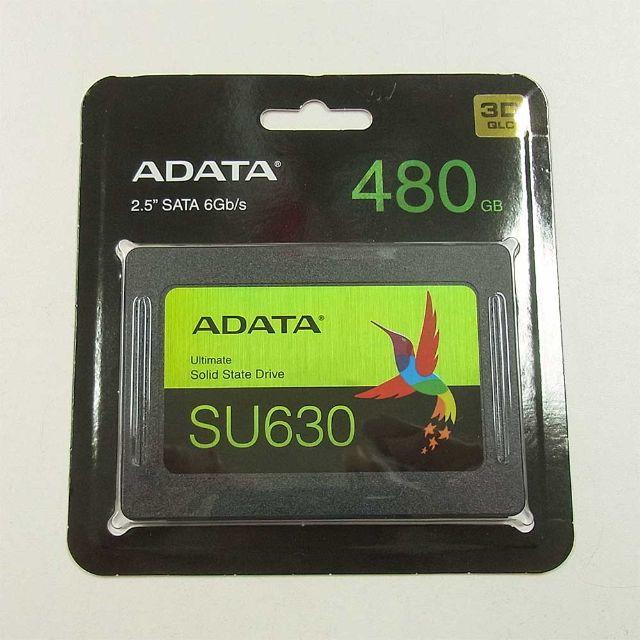 ADATA Ultimate SU630 2.5インチ SSD 480GB スマホ/家電/カメラのPC/タブレット(PCパーツ)の商品写真