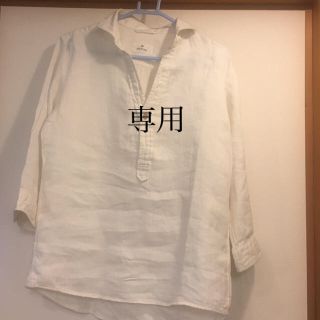 エディフィス(EDIFICE)のedifice リネン　シャツ　メンズ(Tシャツ/カットソー(半袖/袖なし))