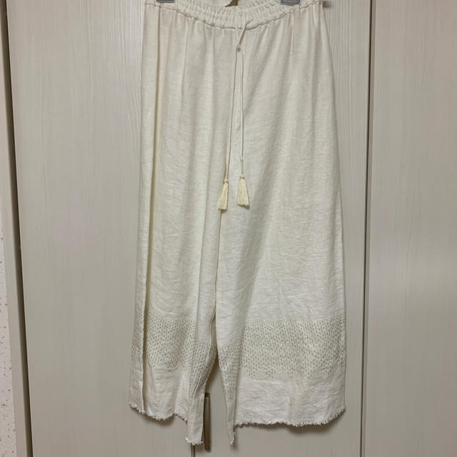開店記念セール!】 パッチワークウールリネンパンツ towavase パッチ