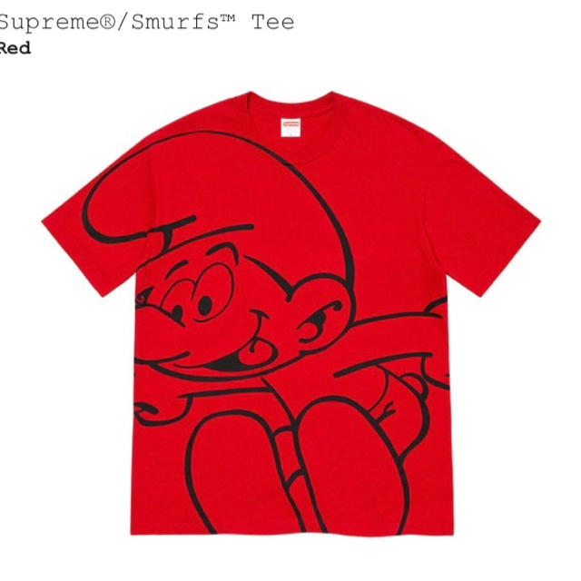 トップス希少XL Supreme Smurfs Tee - Tシャツ/カットソー(半袖/袖なし)