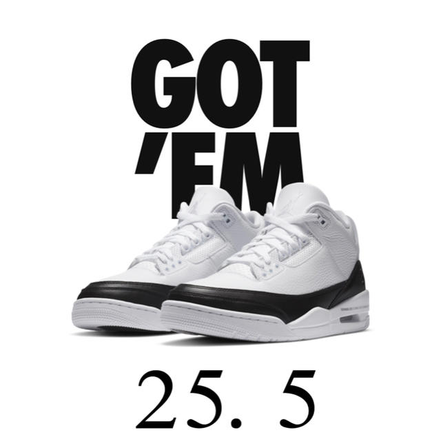 FRAGMENT × NIKE AIR JORDAN 3スニーカー