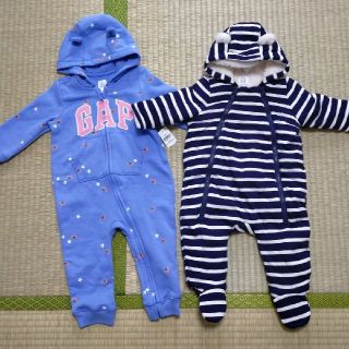 ベビーギャップ(babyGAP)のベビー服 ジャンプスーツ カバーオール ロンパース(ロンパース)