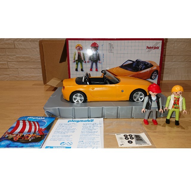 BMW(ビーエムダブリュー)のプレイモービル  BMW Z4  herpa エンタメ/ホビーのおもちゃ/ぬいぐるみ(ミニカー)の商品写真