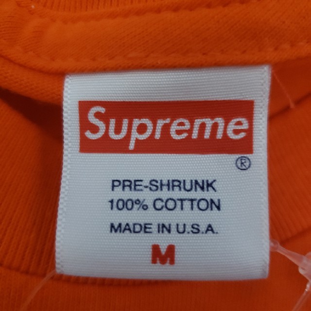 Supreme(シュプリーム)のSupreme Boxlogo L/S ロンT M オレンジ　Orange メンズのトップス(Tシャツ/カットソー(七分/長袖))の商品写真