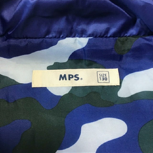 MPS(エムピーエス)の中綿ジャンバー130 キッズ/ベビー/マタニティのキッズ服男の子用(90cm~)(ジャケット/上着)の商品写真