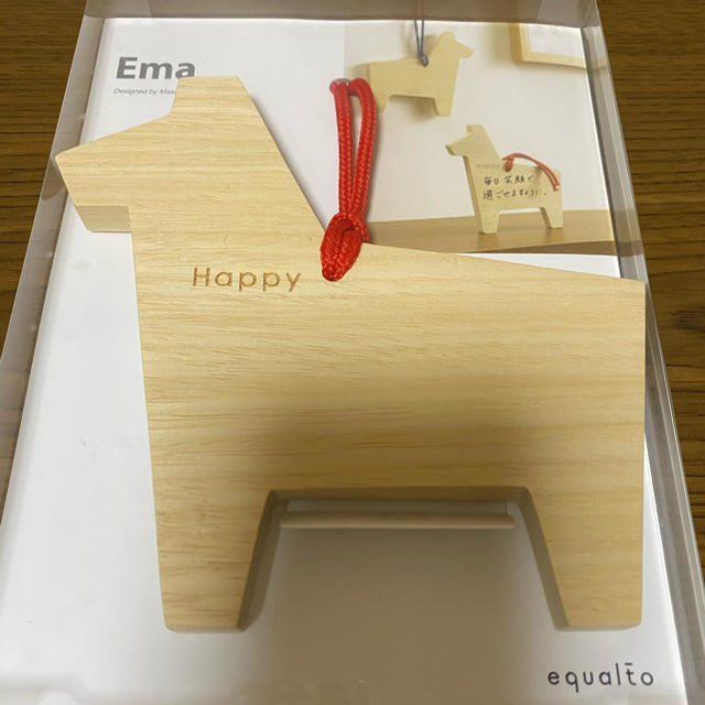 【新品】equalto Ema(メッセージ絵馬)❤︎ ハンドメイドのインテリア/家具(その他)の商品写真
