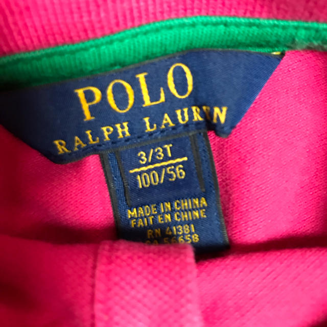 POLO RALPH LAUREN(ポロラルフローレン)の☆ラルフローレン　ピンクワンピ☆ キッズ/ベビー/マタニティのキッズ服女の子用(90cm~)(ワンピース)の商品写真