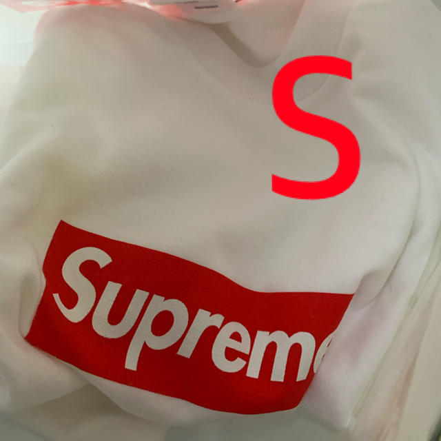 supreme Box Logo L/S Tee 白 S