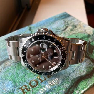 ロレックス(ROLEX)の【価格応談】ジュビリーブレス付 ロレックス GMTマスター2 16710 P番(腕時計(アナログ))