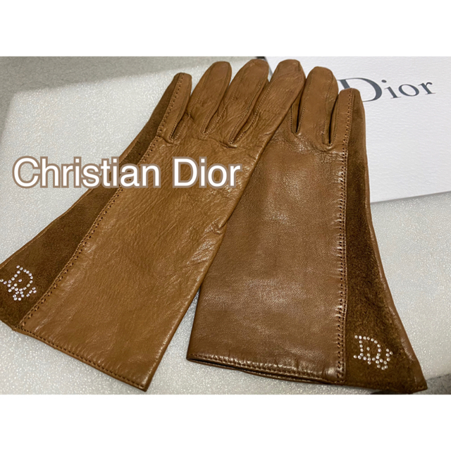 美品　クリスチャン ディオール グローブ Christian Dior