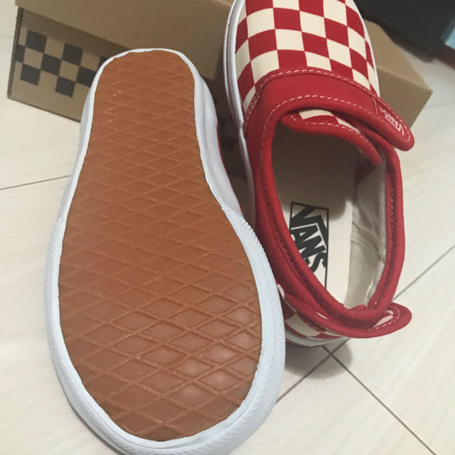 VANS(ヴァンズ)の【nana様専用】VANSキッズ　17cm スリッポン キッズ/ベビー/マタニティのキッズ靴/シューズ(15cm~)(スリッポン)の商品写真