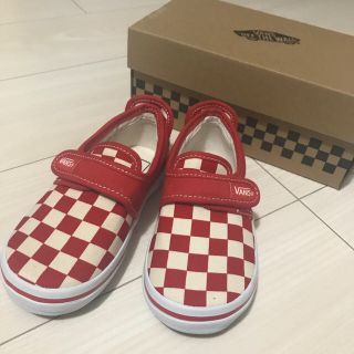 ヴァンズ(VANS)の【nana様専用】VANSキッズ　17cm スリッポン(スリッポン)