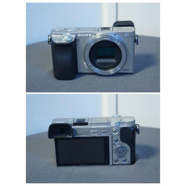 SONY α6000 ボディ ショット数4092 保証2021/3/10カメラ