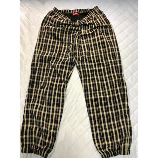 シュプリーム(Supreme)のsupreme nylon plaid pant　チェック(ワークパンツ/カーゴパンツ)