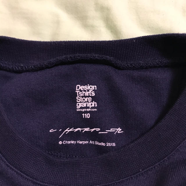 Design Tshirts Store graniph(グラニフ)の110センチ　女の子　グラニフ　カットソー キッズ/ベビー/マタニティのキッズ服女の子用(90cm~)(Tシャツ/カットソー)の商品写真