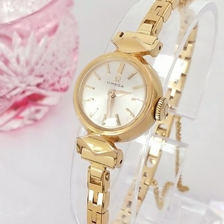 オメガ(OMEGA)の⭐OH済　綺麗　オメガ　新品ブレス　レディース　腕時計 ドレスウォッチ　美品(腕時計)