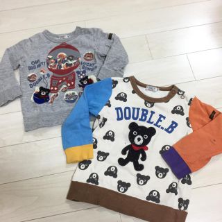 ダブルビー(DOUBLE.B)の2枚セット❤︎ダブルビー❤︎トレーナー(Tシャツ/カットソー)