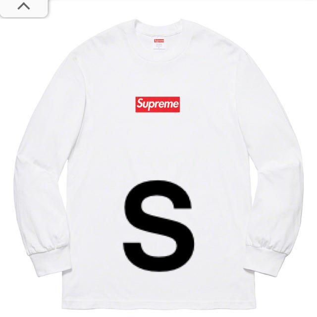 Supreme(シュプリーム)のSupreme L/S Box Logo Tee 20FW S white メンズのトップス(Tシャツ/カットソー(七分/長袖))の商品写真