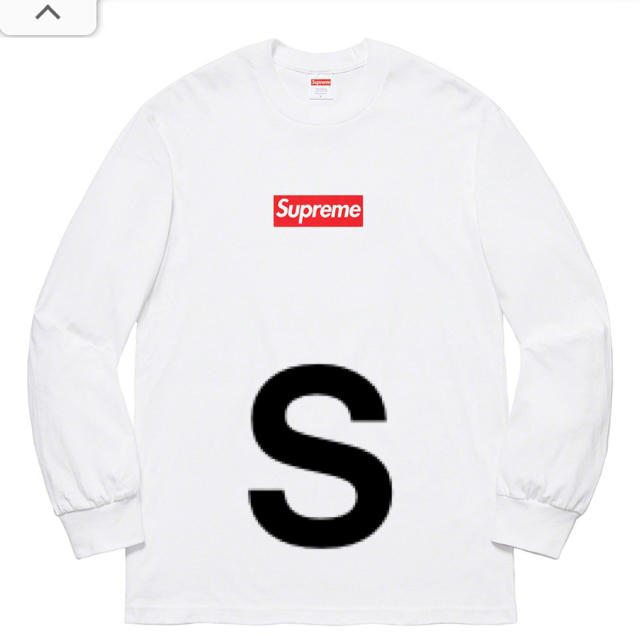 トップスSupreme L/S Box Logo Tee 20FW S white