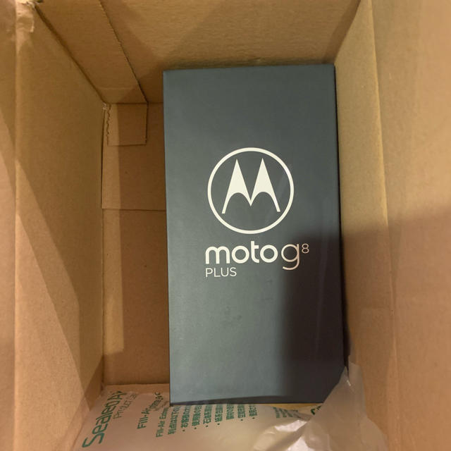 専門店では Motorola モトローラ moto g8 plus コズミックブルー スマートフォン本体