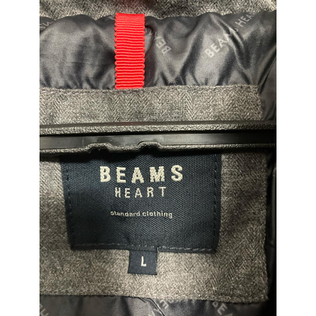 BEAMS(ビームス)の【美品】BEAMS HEART グレーダウン メンズのジャケット/アウター(ダウンジャケット)の商品写真